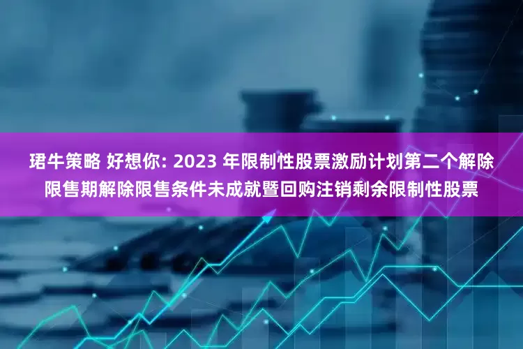 珺牛策略 好想你: 2023 年限制性股票激励计划第二个解除限售期解除限售条件未成就暨回购注销剩余限制性股票